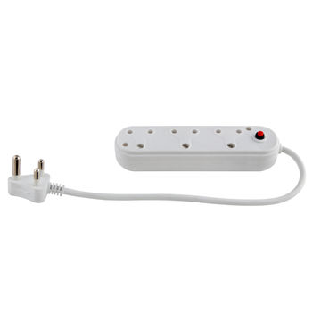Multi-plug extension cord EUROLUX 3x3 pin