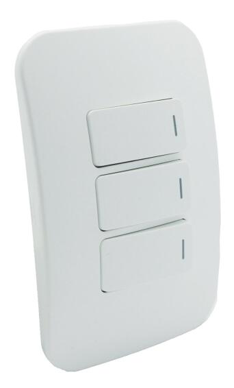 Switch VETI 1 3 lever 1 way 2x4 white