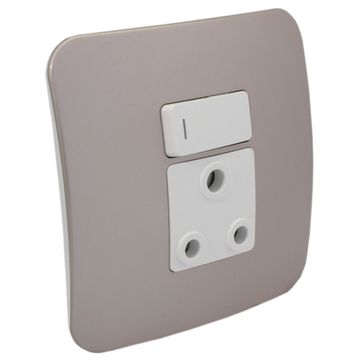 Socket VETI 1 1x3 pin 4x4 champagne