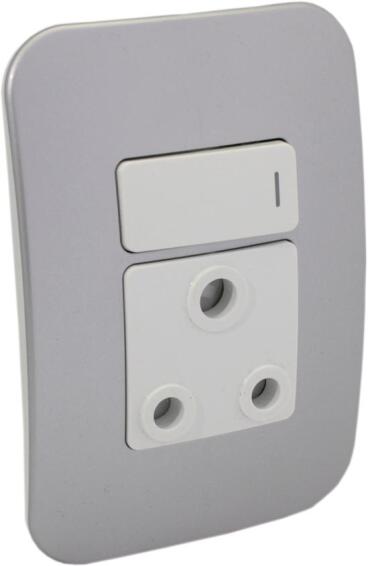 Socket VETI 1 1x3 pin 2x4 silver