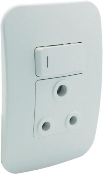 Socket VETI 1 1x3 pin 2x4 white