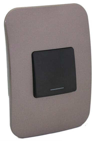 Switch VETI 1 1 lever 1 way 2x4 bronze