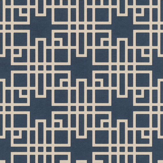 BLUE BEIGE GRAPHIC DESIGN KIMONO COLLECT