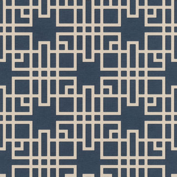 BLUE BEIGE GRAPHIC DESIGN KIMONO COLLECT