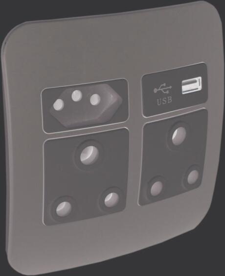 Socket 100x100mm 1x3pin - 1x2pin -1xUSB VETI 1 silver