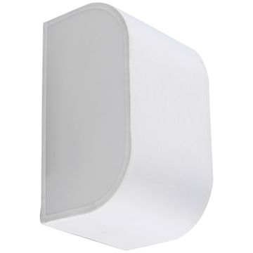 WALL LAMP E27X1 FABRIC WHITE INSPIRE MAN
