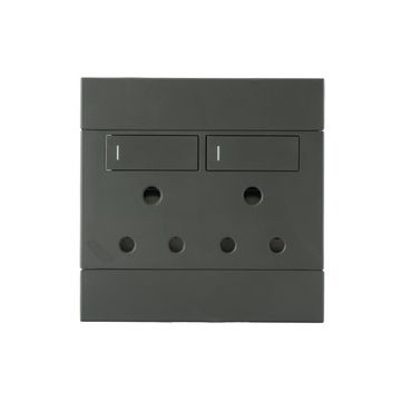 Socket VETI 1 2x3 pin 4x4 black