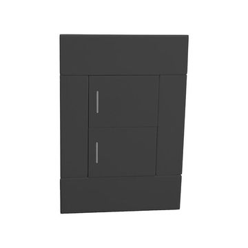 Switch VETI 2 black 2 lever 1 way 2x4