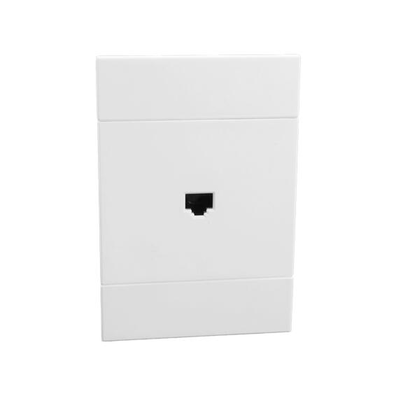 Telephone socket VETI 2 2x4 white