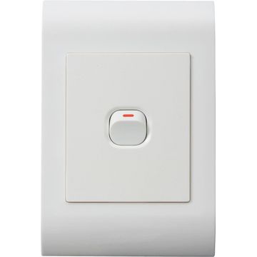 Lesco 1-Lever 1-Way Switch White (2x4)