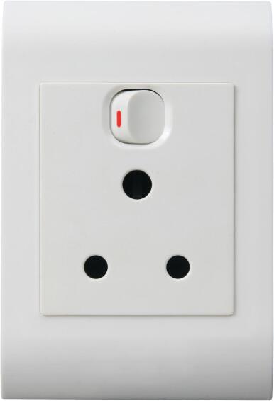 Lesco Socket 1x3 Pin 2x4 White