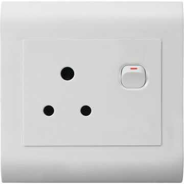 Lesco Socket 1x3 pin 4x4 white