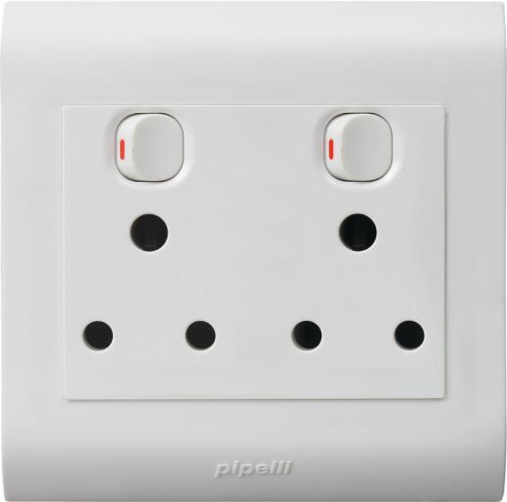 Socket LESCO pipelli 2x3 pin 2x4 white