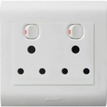 Socket LESCO pipelli 2x3 pin 2x4 white