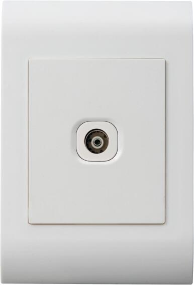 TV Socket LESCO white