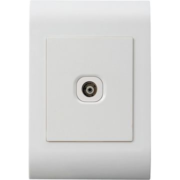 TV Socket LESCO white