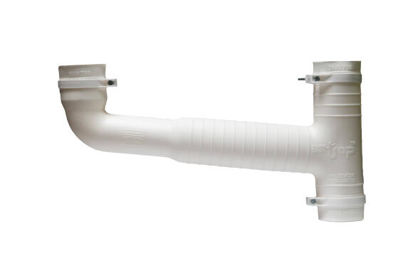 Double sink combination MARLEY 40mm x 40mm x 300mm white