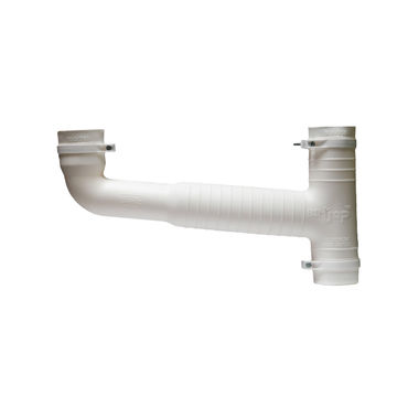 Double sink combination MARLEY 40mm x 40mm x 300mm white