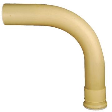 PVC Underground Bend 1/4 110mm Long Radius 90 Degrees