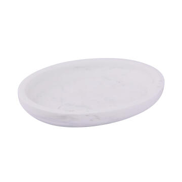 Soap dish ceramic SENSEA Cloud white