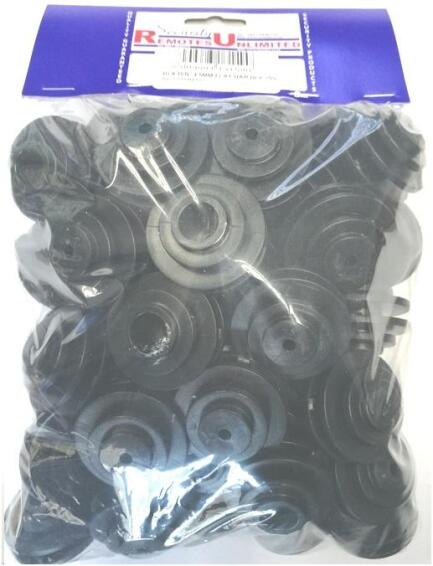 Bobbin flat bar black 4.5mm x50