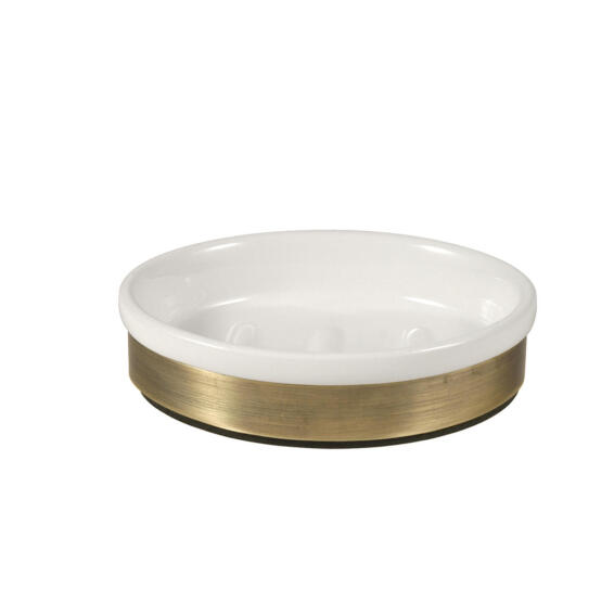 Sensea Modena Soap dish white and gold