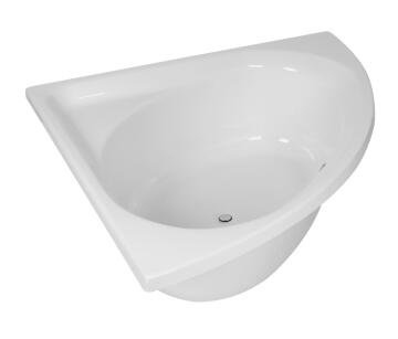 Bathtub corner built in acrylic WELK white 135x135x45CM