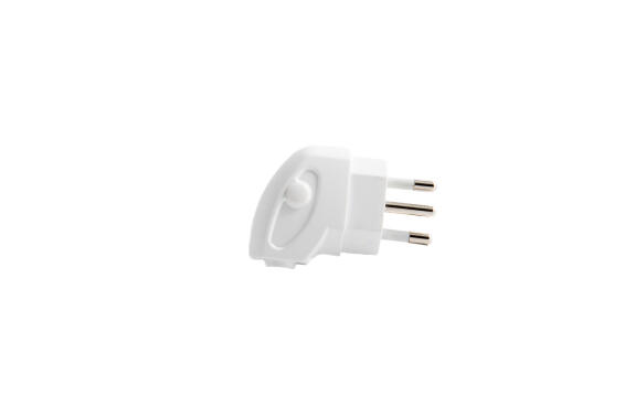Plug 2pin new SA standart PROTON white