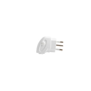 Plug 2pin new SA standart PROTON white