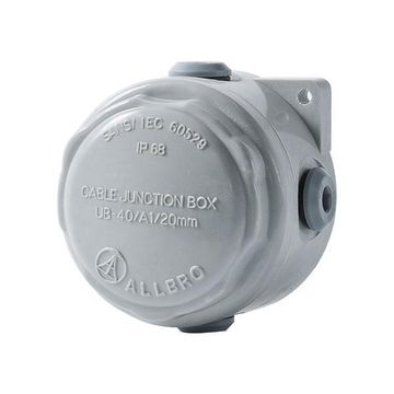 Junction Box Ip68 Round Ub40/A1/20 Allbro