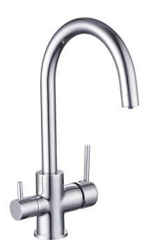 Kitchen tap lever mixer with filter DELINIA Cina chrome