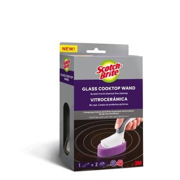 Glass Cooktop Wand & 2 Refills SCOTCH-BRITE 