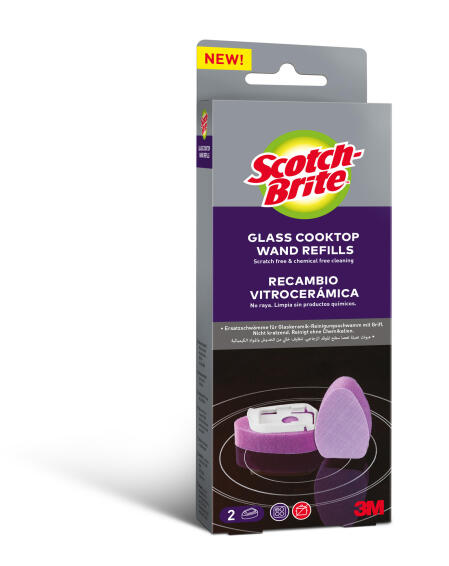 Glass Cooktop Wand Refill x 2 SCOTCH-BRITE