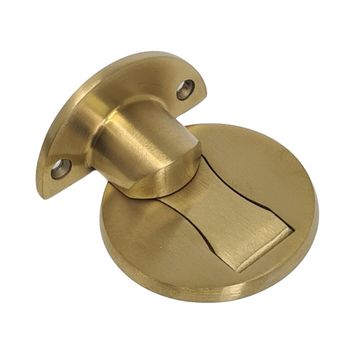 Door stopper non collision DCH magnetic invisible stainless steel satin brass 