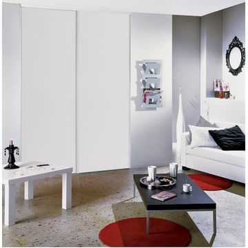 Wardrobe sliding door white h250xw78cm