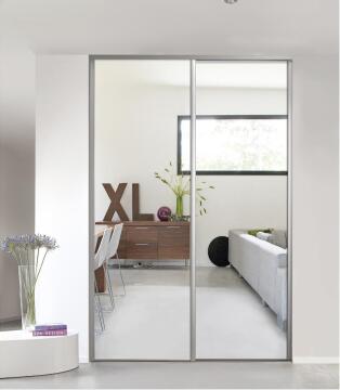 Allure single sliding door mirror w92cm x h250cm