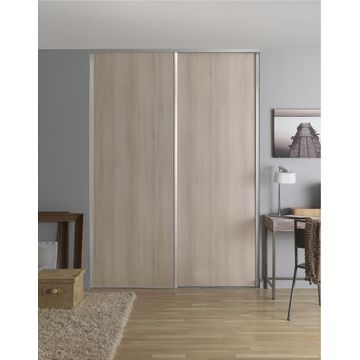 Wardrobe sliding door cream acaccia h250xw62cm