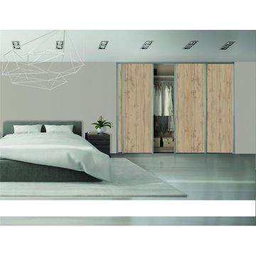 Wardrobe sliding door authentic oak h250xw62cm