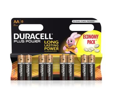 Battery alkaline DURACELL plus AA / LR6 x8