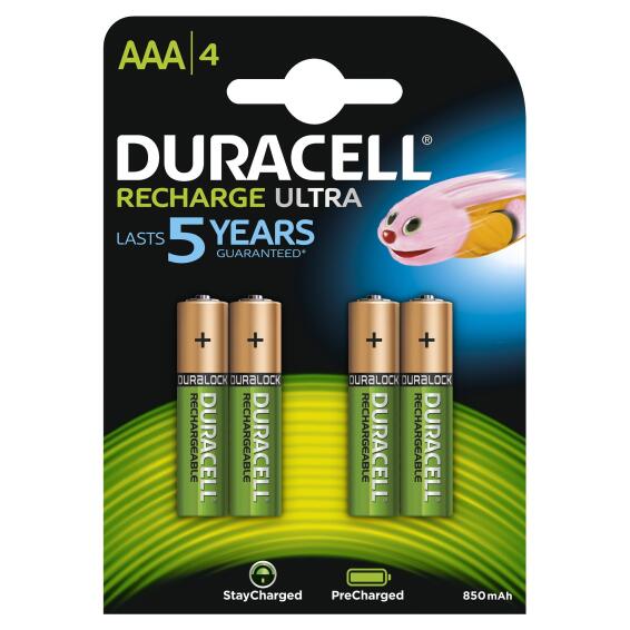 Rechargeable battery AAA 850MAh DURACELL AAA x4