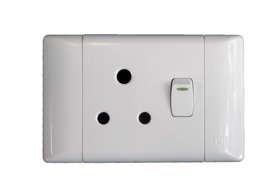 CBI Socket white 1x3 pin 2x4