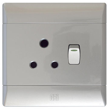 Socket CBI ELECTRIC silver 1x3 & pin