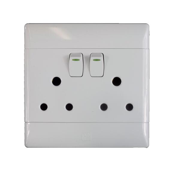 Socket CBI ELECTRIC white 2x3 pin 4x4
