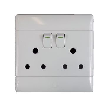 Socket CBI ELECTRIC white 2x3 pin 4x4
