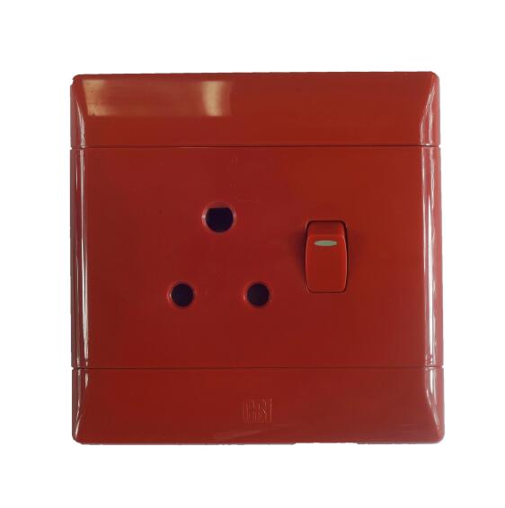 CBI Socket Red 1x3 pin 4x4