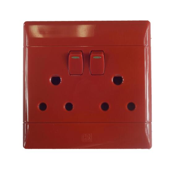 Socket CBI ELECTRIC Red 2x3 pin 4x4