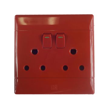Socket CBI ELECTRIC Red 2x3 pin 4x4