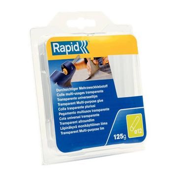 Glue sticks short universal transparent 12mm 14pc rapid