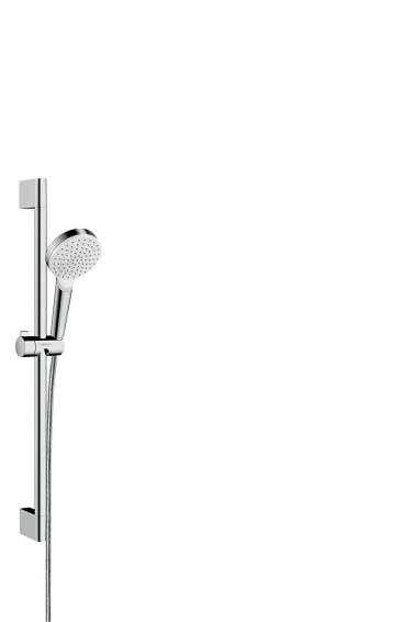 Hansgrohe crometta vario shower set with shower bar 65cm and soap dish