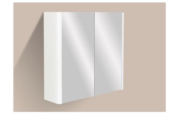 600 cuba mirror white